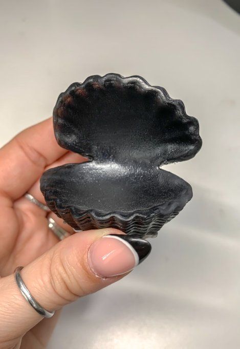 Petit vide poche coquillage noir