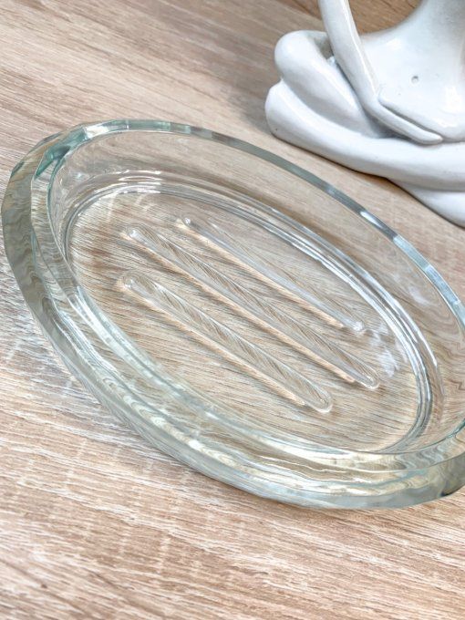 Porte-savon imitation verre