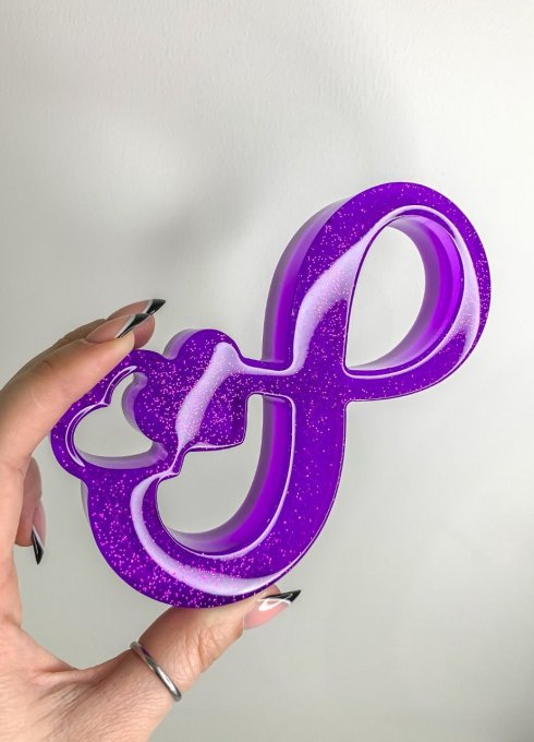Symbole infini violet POUR LORIANE à refaire 