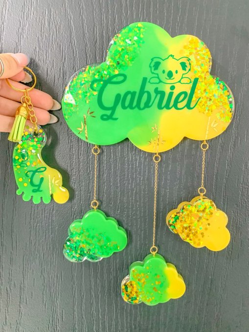 Personnalisez votre accroche Nuage avec photo