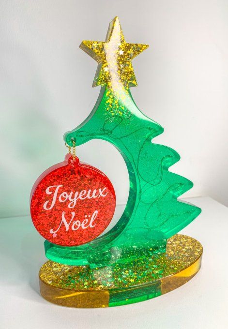 Personnalisez votre sapin de Noël et boule suspendue