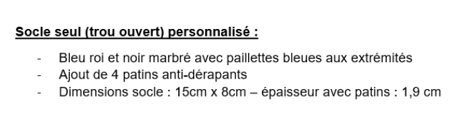 4 petits coeurs personnalisés avec accroches