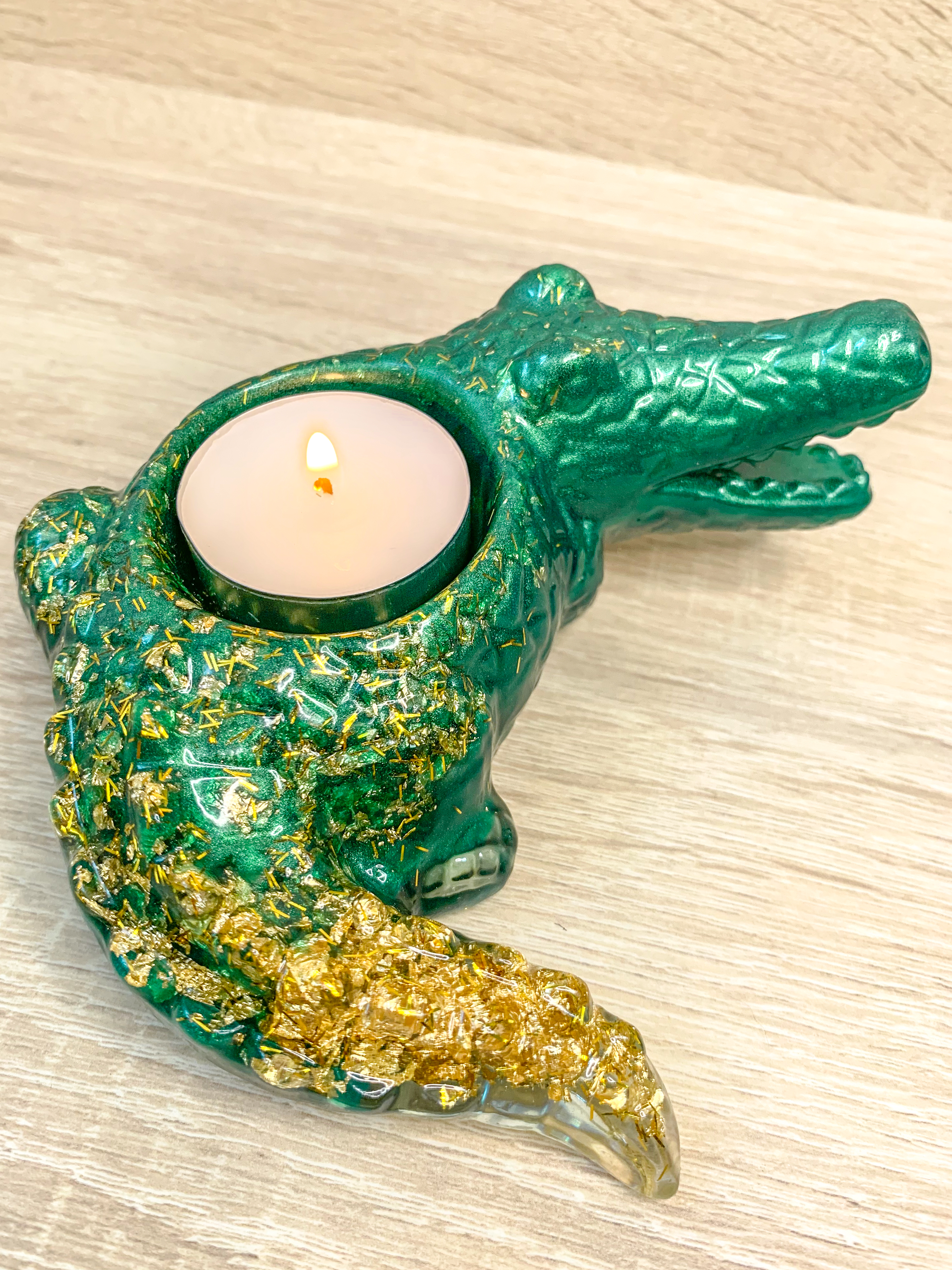 Bougeoir crocodile - 24,00€